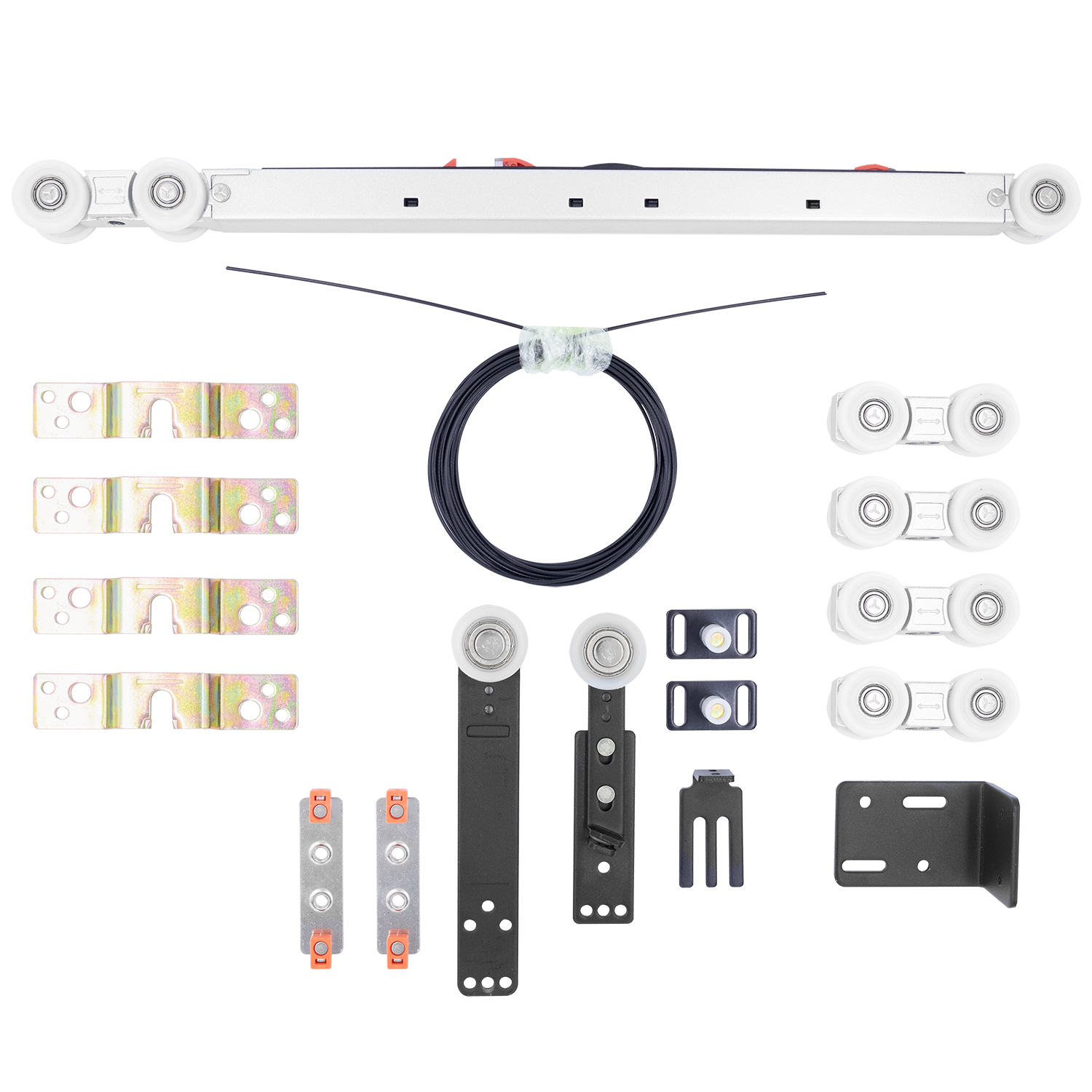 SET-TS 2+1, комплект системы TS для раздвижных дверей на 3 полотна (2 подвижных и 1 стационарное) фото купить Чебоксары