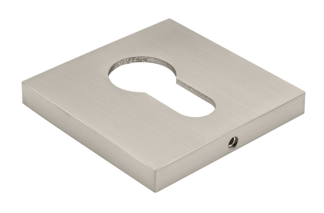 Накладка на замок MH-KH-S6 MSN под евроцилиндр, цвет матовый хром фото купить Чебоксары