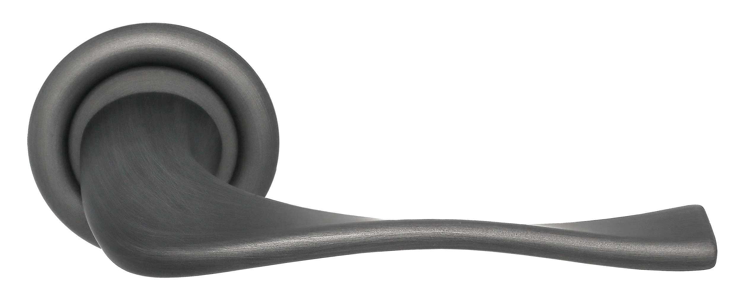 Ручка дверная SKYSCRAPER R7 SST на круглой розетке, цвет Летняя гроза/Summer Storm фото купить Чебоксары