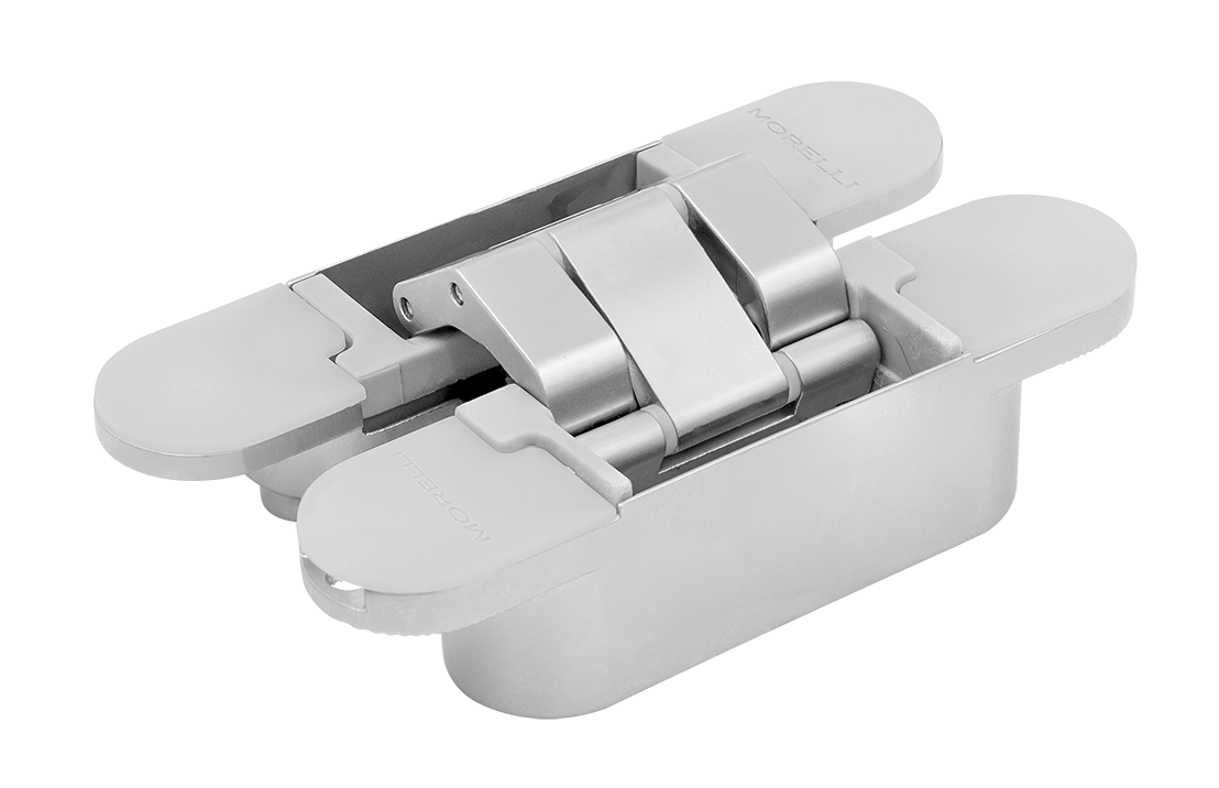 Петля скрытая HH-28 SC врезная с 3D-регулировкой вес полотна до 40 кг, цвет матовый хром фото купить Чебоксары