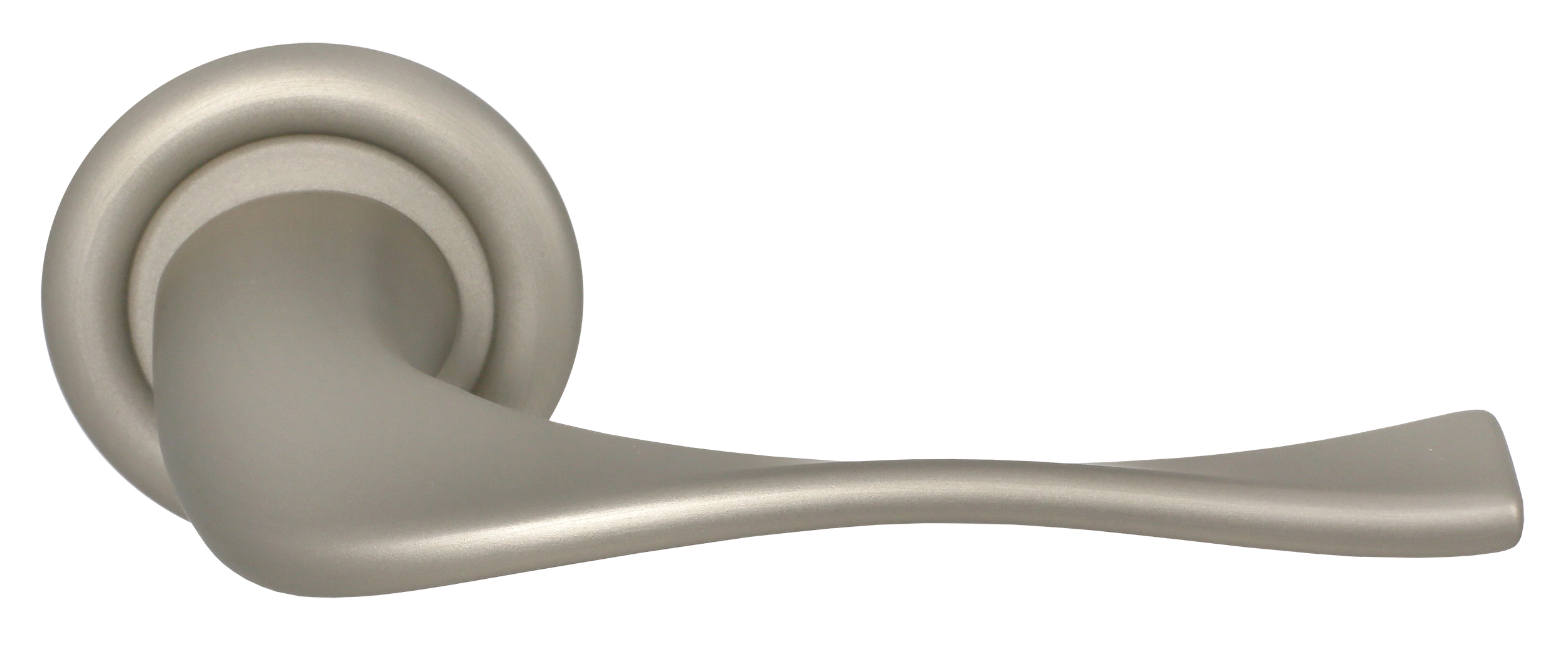 Ручка дверная SKYSCRAPER R7 SMI на круглой розетке, цвет Весенняя дымка/Spring Mist фото купить Чебоксары