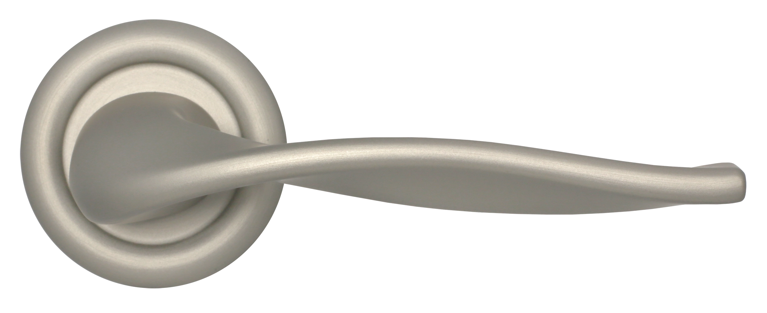 Ручка дверная SKYSCRAPER R7 SMI на круглой розетке, цвет Весенняя дымка/Spring Mist фото купить в Чебоксарах