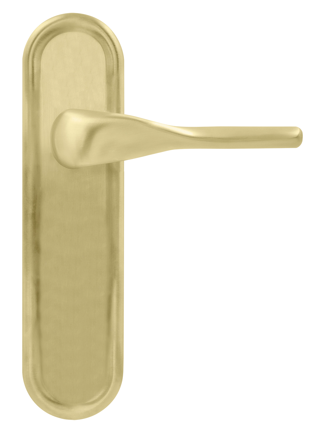 Ручка дверная LVB PLR AH на планке, цвет Осенний мёд/Autumn Honey фото купить в Чебоксарах