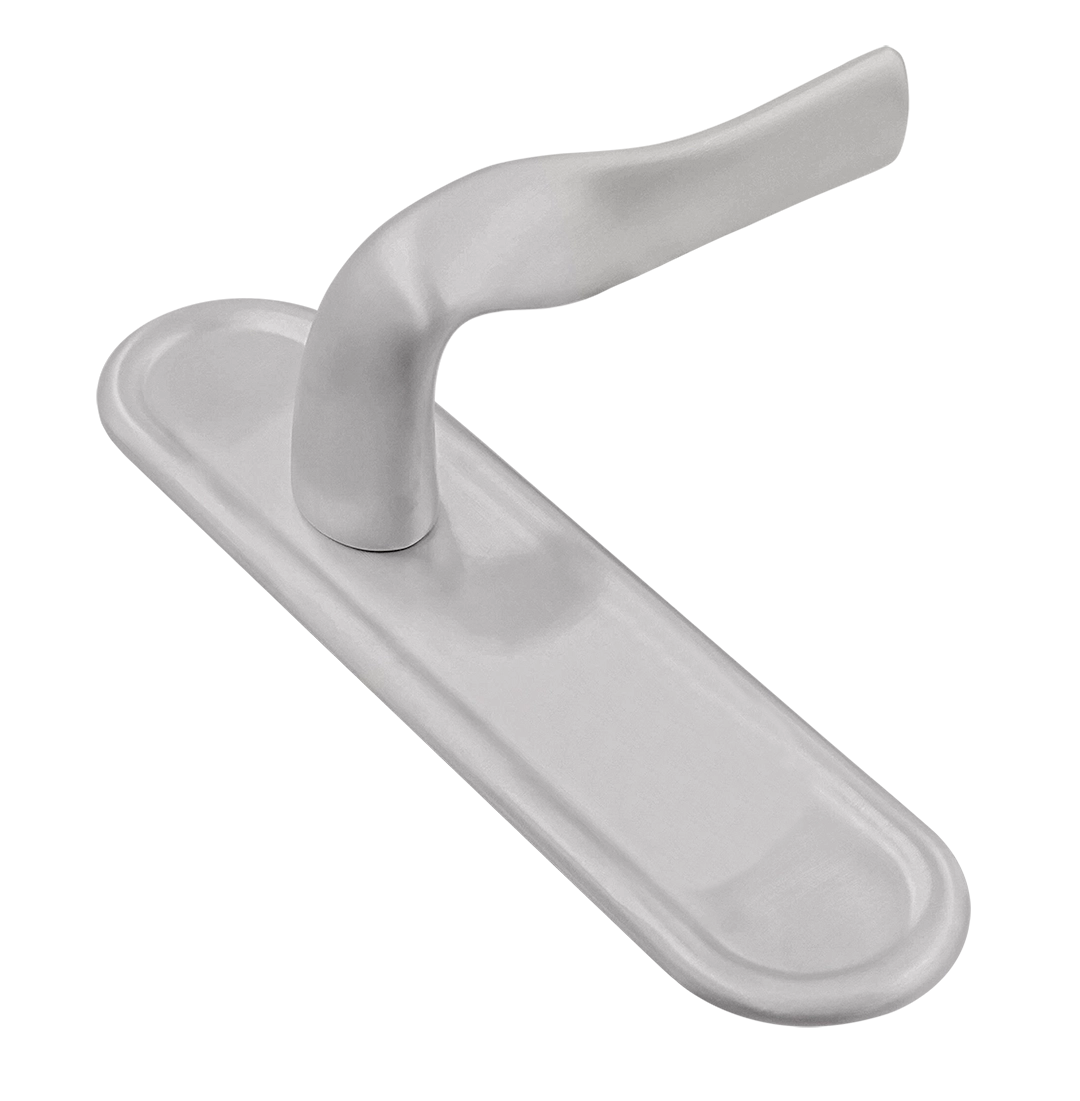 Ручка дверная LVB PLR SSW на планке, цвет Стокгольмский снегопад/Stockholm Snowfall фото купить Чебоксары