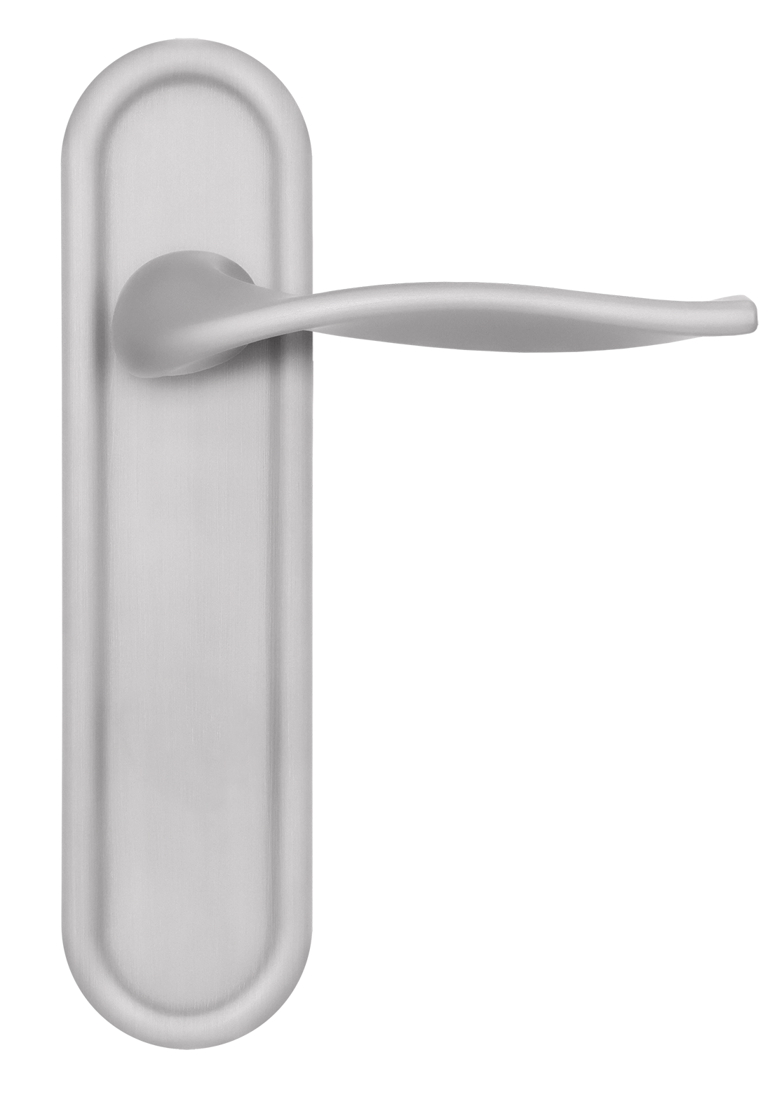 Ручка дверная SKYSCRAPER PLR SSW на планке, цвет Стокгольмский снегопад/Stockholm Snowfall фото купить в Чебоксарах