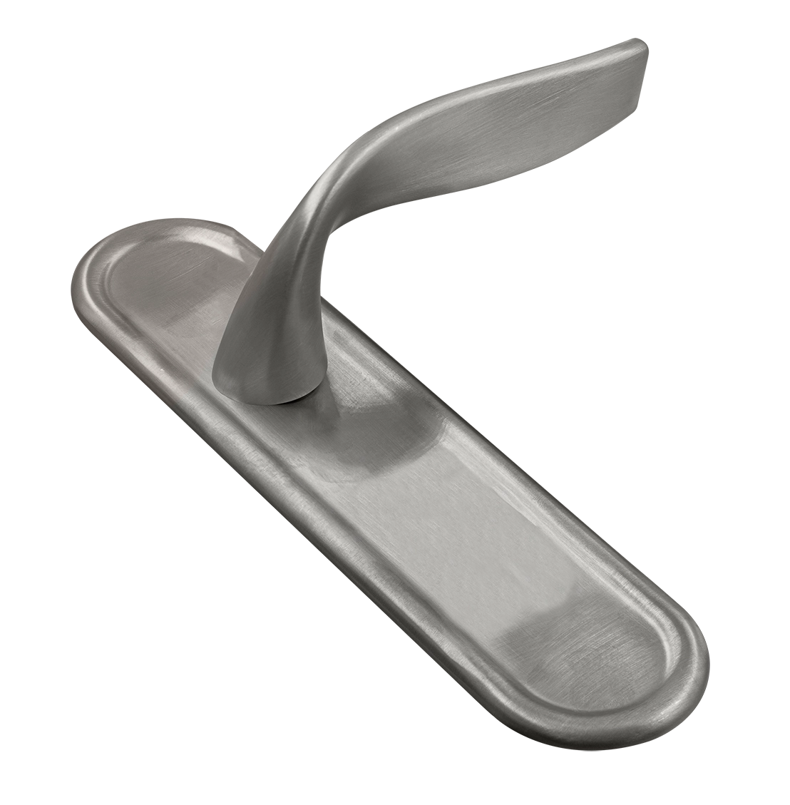 Ручка дверная SKYSCRAPER PLR WF на планке, цвет Зимняя стужа/Winter Frost фото купить Чебоксары