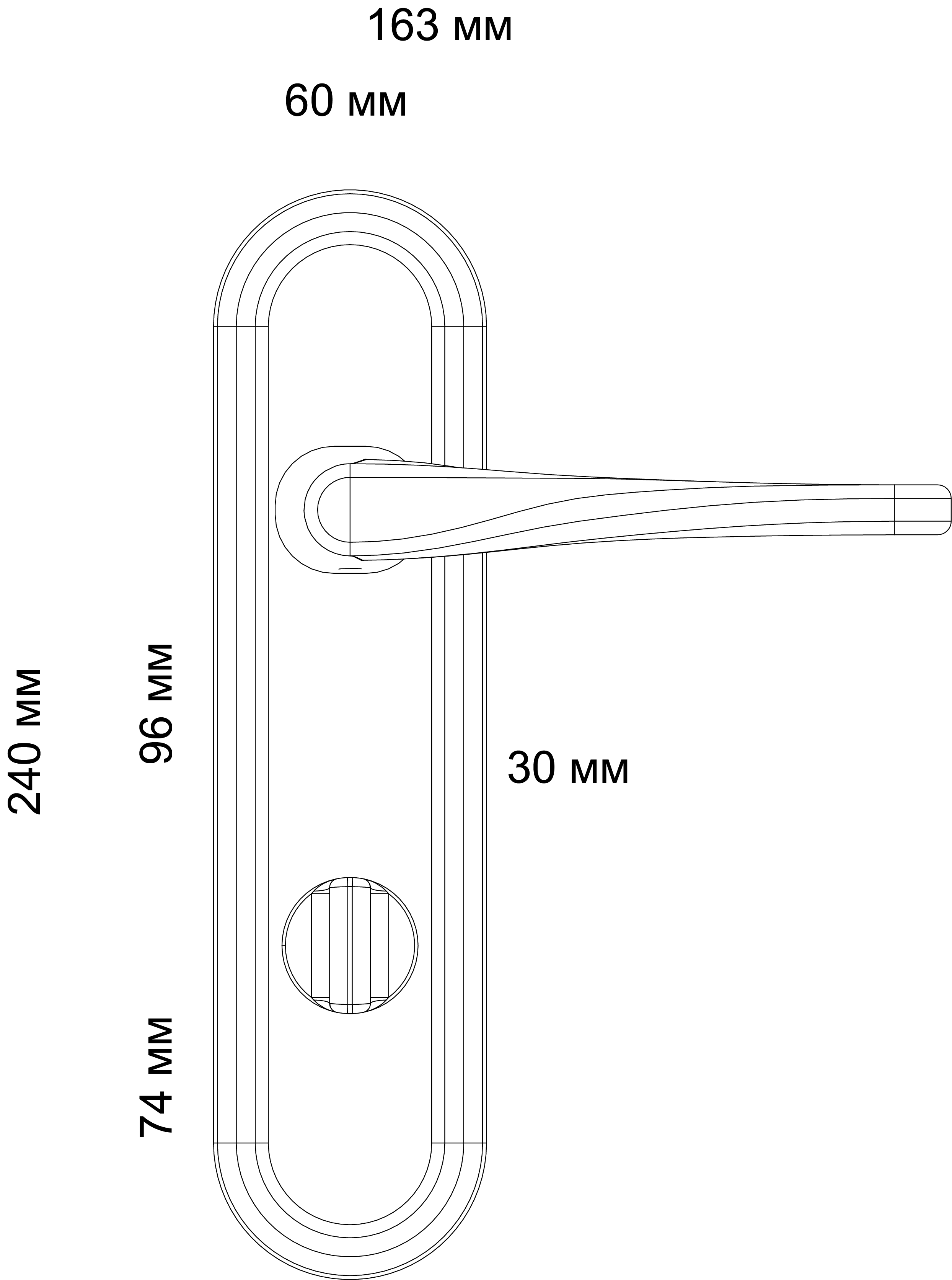 Ручка дверная THE OLYMPICS PLR WF на планке, цвет Зимняя стужа/Winter Frost фото фурнитура Чебоксары