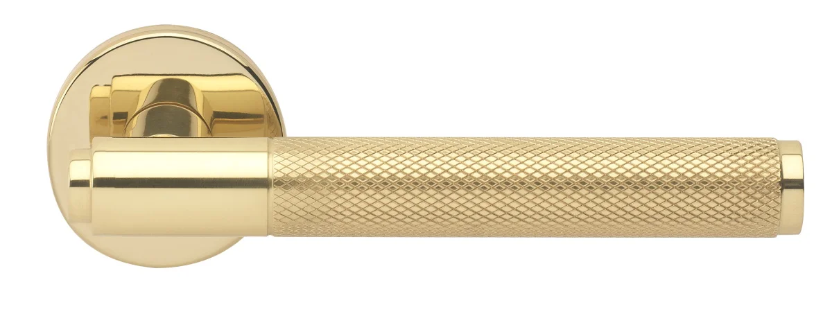 BRIDGE R6 OTL, ручка дверная с усиленной розеткой, цвет -  золото фото купить Чебоксары