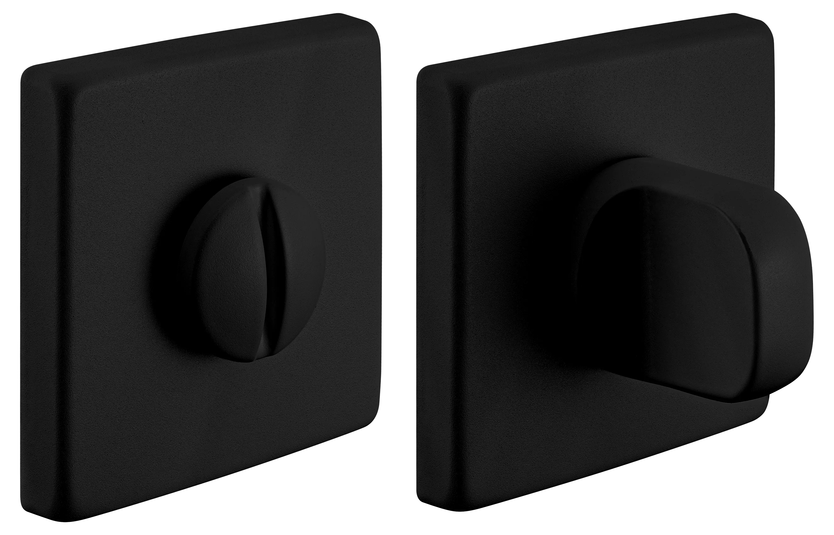 LUX-WC-S5 NERO, завертка дверная, цвет - черный фото купить Чебоксары