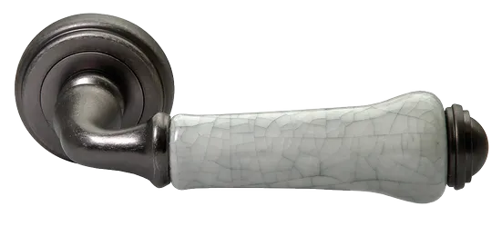 UMBERTO, ручка дверная MH-41-CLASSIC OMS/GR, цвет - старое мат.серебро/серый фото купить Чебоксары