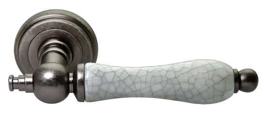 MART, ручка дверная MH-42-CLASSIC OMS/GR, цвет - старое мат.серебро/серый фото купить Чебоксары