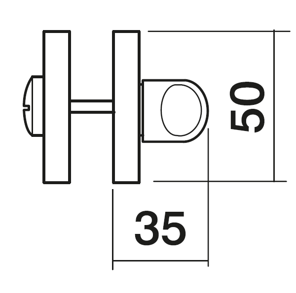 LUX-WC-R3 OBR, завертка сантехническая, цвет - кофе фото купить в Чебоксарах