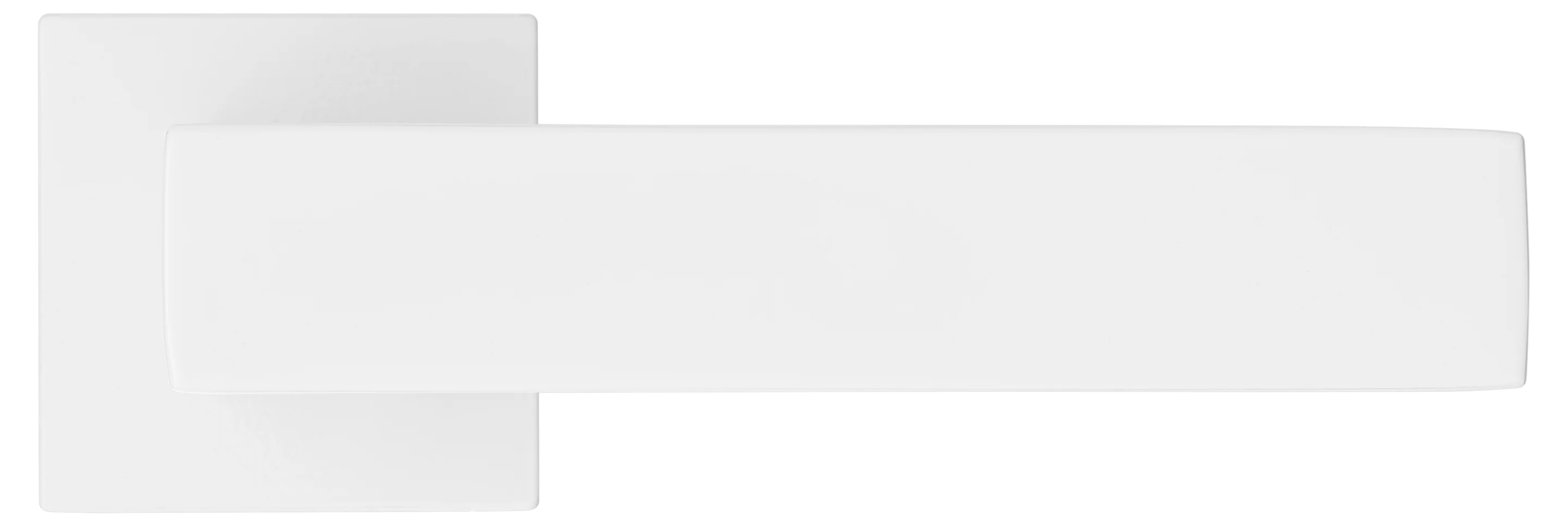 MIRA, ручка дверная на квадратной розетке MH-54-S6 W, цвет - белый фото купить в Чебоксарах