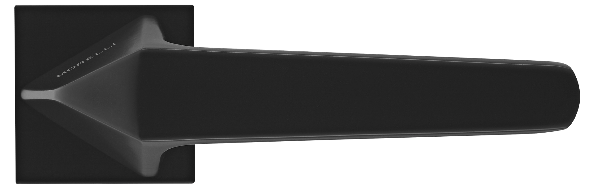 SOUK ручка дверная на квадратной розетке 6 мм, MH-55-S6 BL, цвет - черный фото купить в Чебоксарах