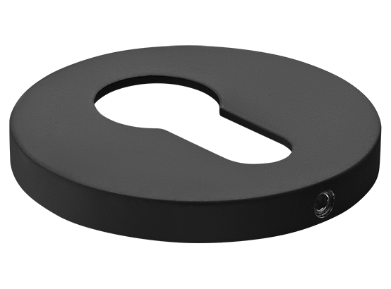 Накладка на ключевой цилиндр, на круглой розетке 6 мм, MH-KH-R6 BL, цвет - чёрный фото купить Чебоксары