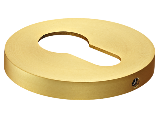 Накладка на ключевой цилиндр, на круглой розетке 6 мм, MH-KH-R6 MSG,  цвет - мат. сатинированное золото фото купить Чебоксары