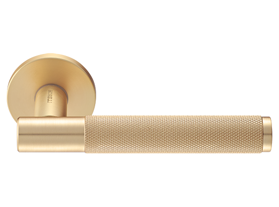 Ручка дверная "AZRIELI" на круглой розетке 6 мм, MH-57-R6T MSG, цвет - мат. сатинированное золото фото купить Чебоксары