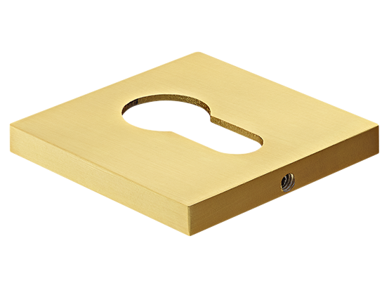 Накладка на ключевой цилиндр, на квадратной розетке 6 мм, MH-KH-S6 MSG, цвет - мат. сатинированное золото фото купить Чебоксары