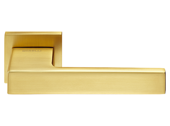 LOT ручка дверная на квадратной розетке 6 мм MH-56-S6 MSG, цвет - мат.сатинированное золото фото купить Чебоксары